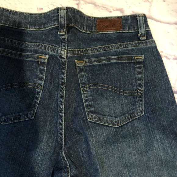 Lee Dark Denim Boot Cut Jeans - 10 Medium - Picture 3 of 9